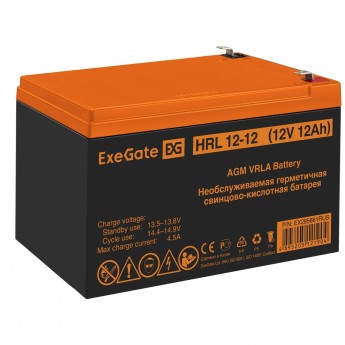 Аккумуляторная батарея EXEGATE HRL 12-12 Аккумуляторная батарея EXEGATE HRL 12-12