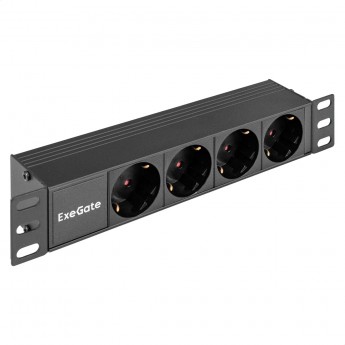Блок розеток EXEGATE SERVERPRO PDU-10H401 Al-4S-C14