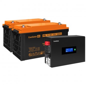 Комплект EXEGATE ИБП EX295994RUS + батарея 120Aч EX285657RUS 2 шт Комплект EXEGATE ИБП EX295994RUS + батарея 120Aч EX285657RUS 2 шт