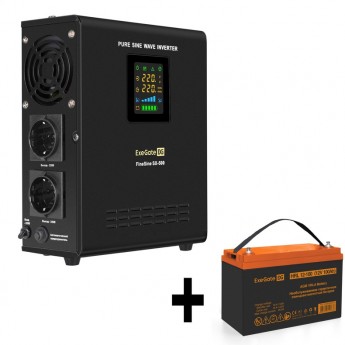 Комплект EXEGATE ИБП EX295995RUS + батарея 100Aч EX285656RUS 1шт Комплект EXEGATE ИБП EX295995RUS + батарея 100Aч EX285656RUS 1шт