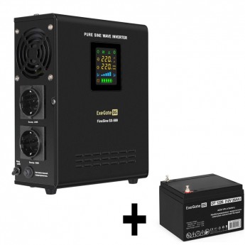 Комплект EXEGATE ИБП EX295995RUS + батарея 26Aч EX282970RUS 1шт Комплект EXEGATE ИБП EX295995RUS + батарея 26Aч EX282970RUS 1шт