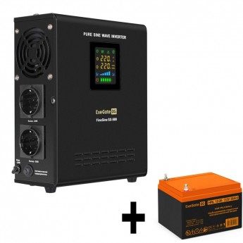 Комплект EXEGATE ИБП EX295995RUS + батарея 26Aч EX285663RUS 1шт Комплект EXEGATE ИБП EX295995RUS + батарея 26Aч EX285663RUS 1шт