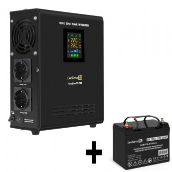 Комплект EXEGATE ИБП EX295995RUS + батарея 33Aч EX282974RUS 1шт Комплект EXEGATE ИБП EX295995RUS + батарея 33Aч EX282974RUS 1шт