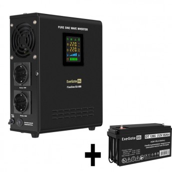 Комплект EXEGATE ИБП EX295995RUS + батарея 65Aч EX282980RUS 1шт Комплект EXEGATE ИБП EX295995RUS + батарея 65Aч EX282980RUS 1шт