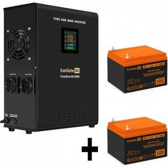 Комплект EXEGATE ИБП EX296002RUS + батарея 26Aч EX285663RUS 2шт Комплект EXEGATE ИБП EX296002RUS + батарея 26Aч EX285663RUS 2шт
