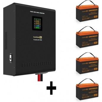 Комплект EXEGATE ИБП EX296005RUS + батарея 100Aч EX285656RUS 4шт Комплект EXEGATE ИБП EX296005RUS + батарея 100Aч EX285656RUS 4шт