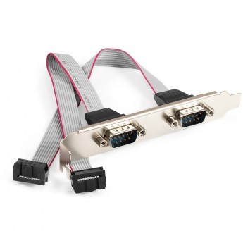 Планка портов в корпус 2xCOM EXEGATE BrctDB92