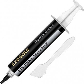 Термопаста EXEGATE ETS-7WMK Silver PLUS 15г Термопаста EXEGATE ETS-7WMK Silver PLUS 15г