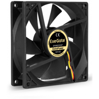 Вентилятор 12В DC EXEGATE EXTRAPOWER EP09225S2P 92x92x25 мм Вентилятор 12В DC EXEGATE EXTRAPOWER EP09225S2P 92x92x25 мм
