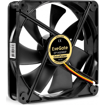 Вентилятор 12В DC EXEGATE EXTRAPOWER EP14025B3P Вентилятор 12В DC EXEGATE EXTRAPOWER EP14025B3P