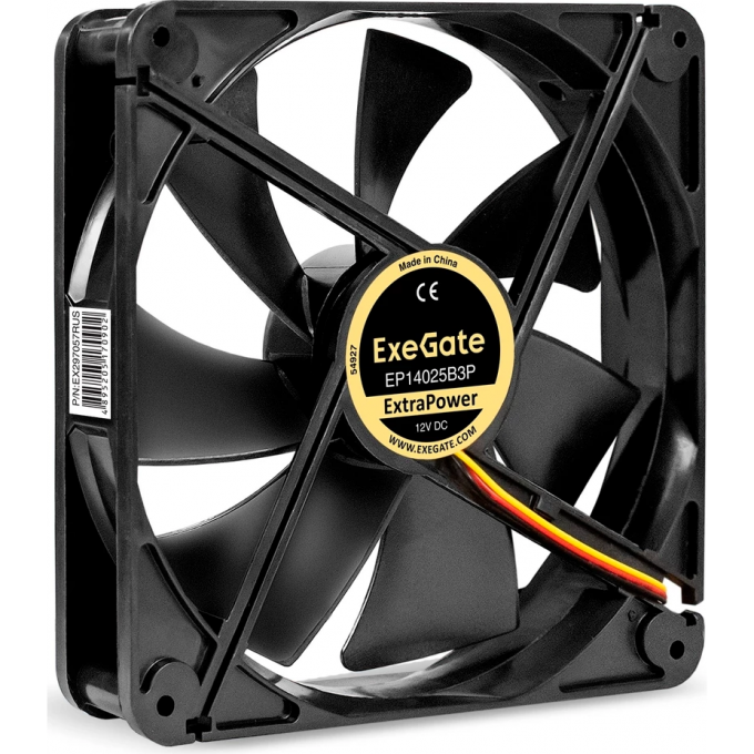 Вентилятор 12В DC EXEGATE EXTRASILENT ES14025S3P EX297057RUS