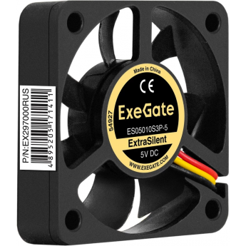 Вентилятор 5В DC EXEGATE EXTRASILENT ES05010S3P-5 Вентилятор 5В DC EXEGATE EXTRASILENT ES05010S3P-5